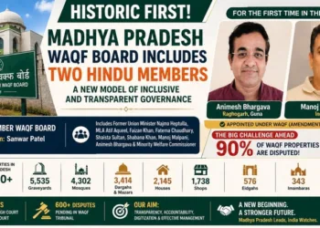MP leads nation in Waqf Reforms, appoints two Hindus to State Board
