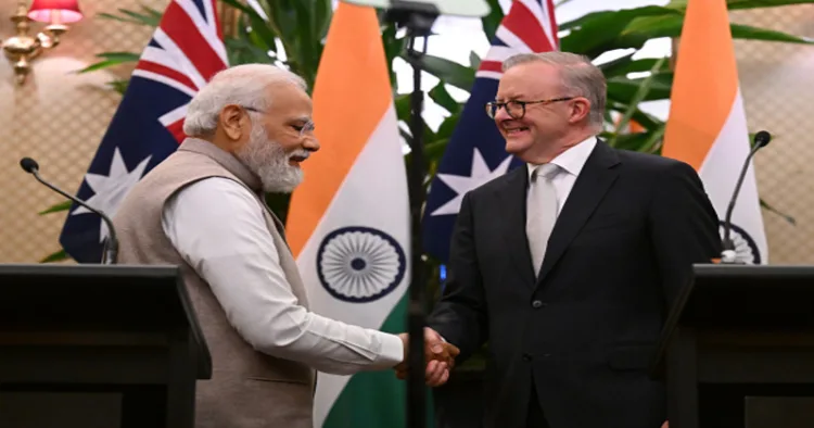 PM Modi and Australian PM Anthony Albanese