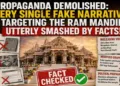 A series of viral claims about thefts and donation irregularities at Ram Mandir have been countered by official clarifications & fact-checks