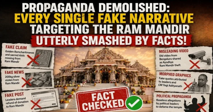 A series of viral claims about thefts and donation irregularities at Ram Mandir have been countered by official clarifications & fact-checks