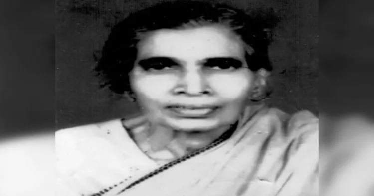 Indian mathematician T A Sarasvati Amma