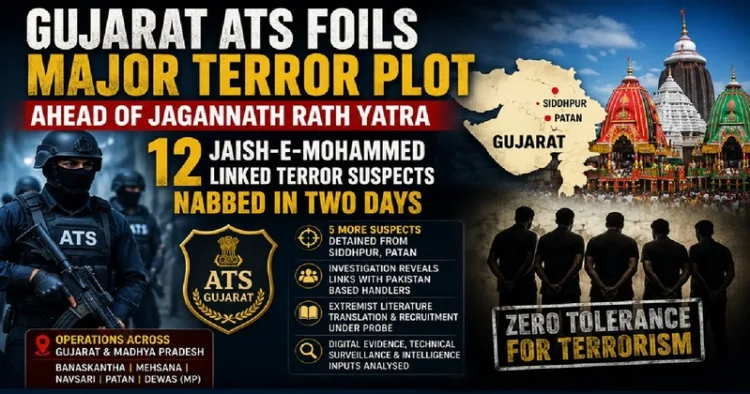 Ahead of Rath Yatra, Gujarat ATS Busts Suspected JeM Network, 12 Detained