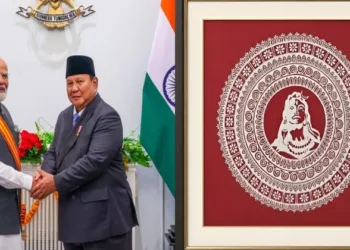 PM Modi gifts Aipan folk art from Uttarakhand to Indonesian President Prabowo Subianto