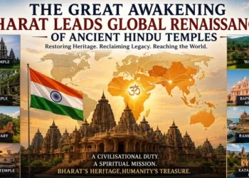 Bharat is reaffirming its civilisational legacy by restoring and conserving ancient Hindu temples and sacred heritage sites across the world
