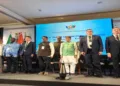 Representatives of the national trade union centers of the BRICS member and partner countries at BRICS Trade Union Forum