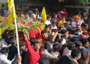 A glimpse of Rathyatra in Varanasi