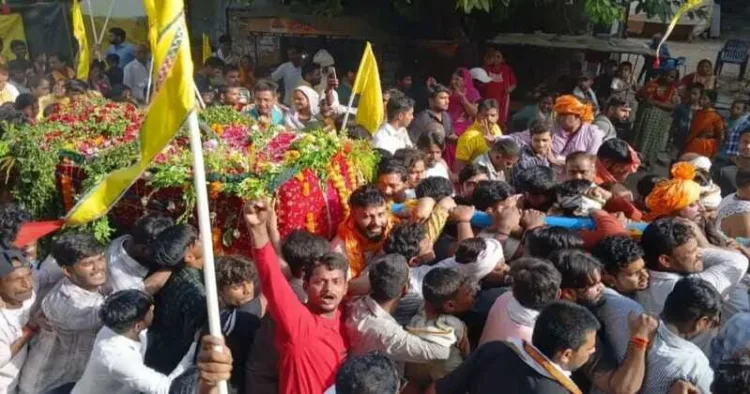 A glimpse of Rathyatra in Varanasi