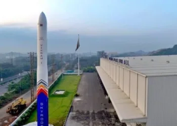 India's first privately developed orbital rocket, Vikram-1, built by Skyroot Aerospace, is set for its historic maiden launch from Sriharikota on July 18
