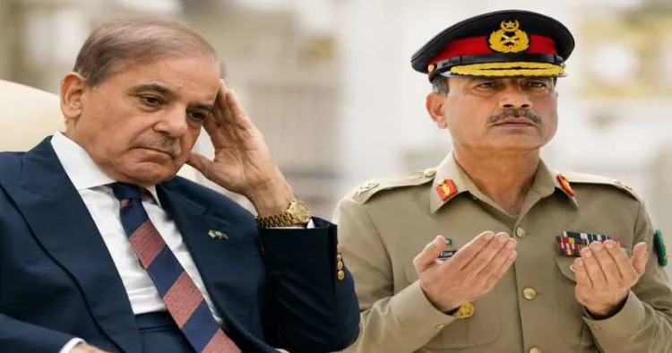 Pakistan Prime Minister Shehbaz Sharif and Army Chief Field Marshal Asim Munir
