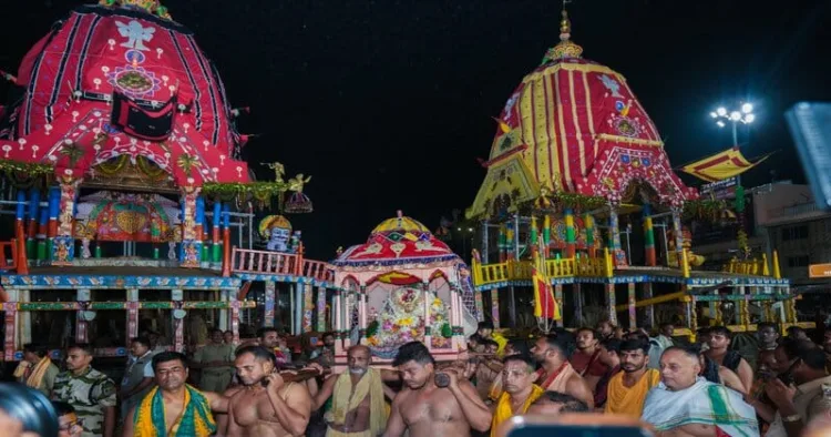 Hera Panchami marks Maa Lakshmi's symbolic anger with the ceremonial breaking of Bhagwan Jagannath's Nandighosha chariot