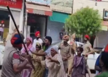 Sanitation workers lathi charged in Punjab