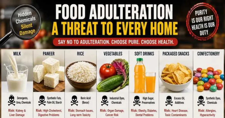 India is intensifying its crackdown on food adulteration through stricter enforcement to protect consumer health