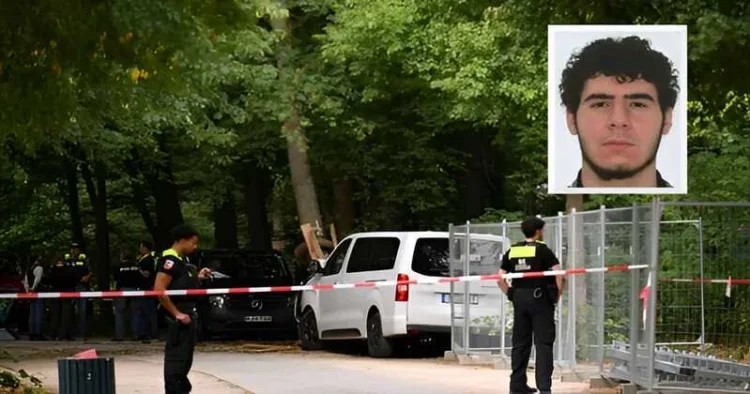 Authorities sealed off Berlin's Tiergarten park and expanded a citywide manhunt after the deadly attack disrupted the Christopher Street Day Pride celebrations