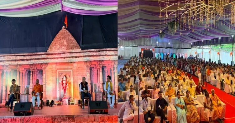 Rajabhoj Memorial Lecture Series Committee, Dhar, hosted a lecture on “Bhojshala: India’s Cultural Renaissance” at Milan Mahal