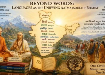 Bharat’s diverse languages have historically served as bridges of cultural unity, connecting people through a shared civilisational ethos (AI-generated image)
