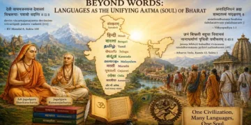 Bharat’s diverse languages have historically served as bridges of cultural unity, connecting people through a shared civilisational ethos (AI-generated image)