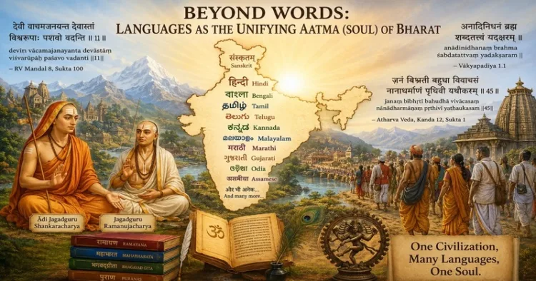 Bharat’s diverse languages have historically served as bridges of cultural unity, connecting people through a shared civilisational ethos (AI-generated image)
