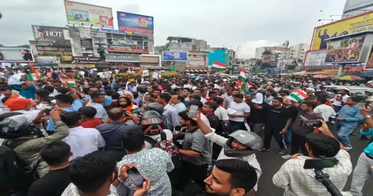 Students in Ranchi protested against irregularities and lack of transparency in JPSC and JSSC recruitment examinations