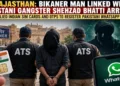 Bikaner Police arrested an 18-year-old man accused of providing an Indian SIM card to Pakistani gangster Shehzad Bhatti’s associates (AI-generated image)