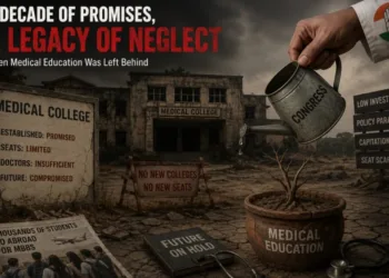 Years of policy neglect constrained medical education, limiting opportunities, infrastructure and healthcare access across India (AI-generated image)
