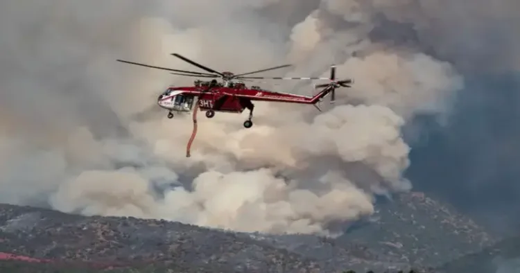 Helicopter crashes while fighting Utah wildfire; 2 firefighters onboard dead