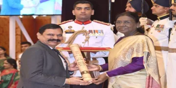 Dr Suresh Hanagavadi conferred with Padmashri