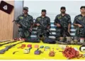Maoist Dump Recovered in Malkangiri District, Odisha
