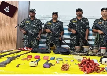 Maoist Dump Recovered in Malkangiri District, Odisha