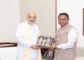 Odisha CM Mohan Majhi meets Union Home Minister Amit Shah
