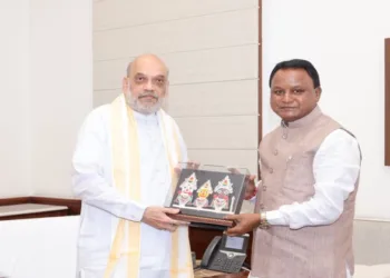 Odisha CM Mohan Majhi meets Union Home Minister Amit Shah