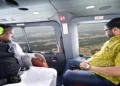 - Chief Minister Mohan Charan Majhi and Revenue Minister Suresh Pujari making an aerial survey of flood affected areas on 1 August 2026