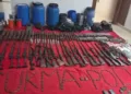 23 weapons, 492 live rounds recovered from Maoist dump in Chhattisgarh's Sukma