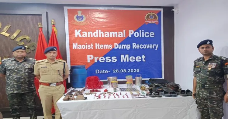 Maoist Arms Dump Unearthed in Kandhamal, Odisha