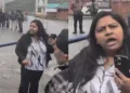 Woman who confronted security personnel in Ladakh apologises