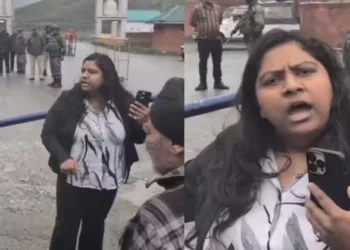 Woman who confronted security personnel in Ladakh apologises