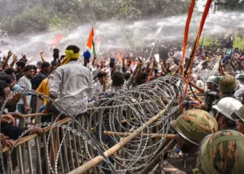 Protesting students in Jharkhand