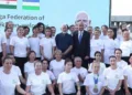 PM Modi participates in a yoga session in Uzbekistan