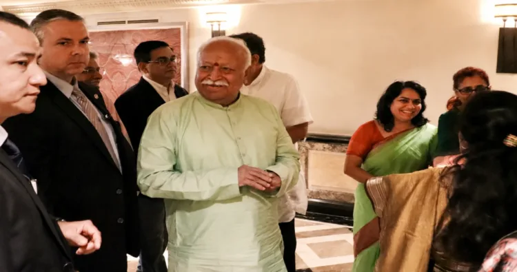 Sarsanghchalak Dr. Mohan Bhagwat in the US