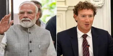 Prime Minister Narendra Modi & Meta CEO Mark Zuckerberg