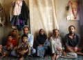 A Kashmiri Hindu family in Jammu and Kashmir used for representative purposes