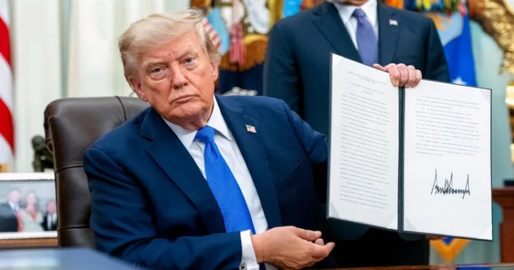 US President Donald Trump seals executive order restricting birthright citizenship