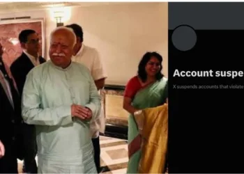 X blocks AHEAD forums account before RSS Sarsanghchalak’s Dr Mohan Bhagwats Madison Square Event