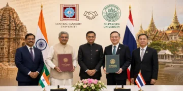 Central Sanskrit University Signs MoU with Thailand's Silpakorn University to Promote Sanskrit and Indian Knowledge System