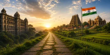 India’s journey from Swadhinta to Swatantrata begins with decolonising minds and embracing Bharatiya values (This image is generated by AI)