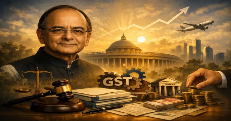 Remembering Arun Jaitley on his death anniversary (This image is generated by AI)