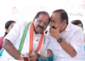 Congress MP Rajmohan with Keralam CM VD Sateeshan (File Photo)