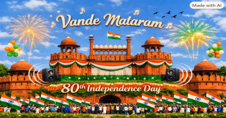 On the 80th Independence Day of Bharat, for the first time Vande Mataram will echo from Red Fort