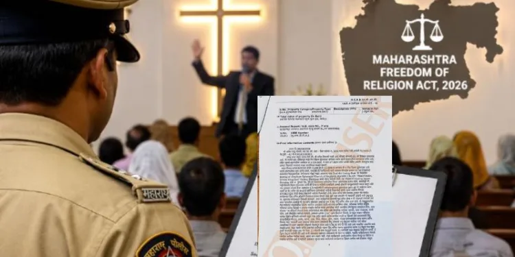 First FIR filed against Christian OCI under Maharashtra’s new Freedom of Religion Act, 2026 while trying to convert Hindus to Christianity