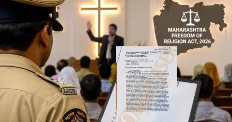 First FIR filed against Christian OCI under Maharashtra’s new Freedom of Religion Act, 2026 while trying to convert Hindus to Christianity