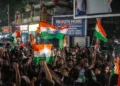 Students protest in Jharkhand